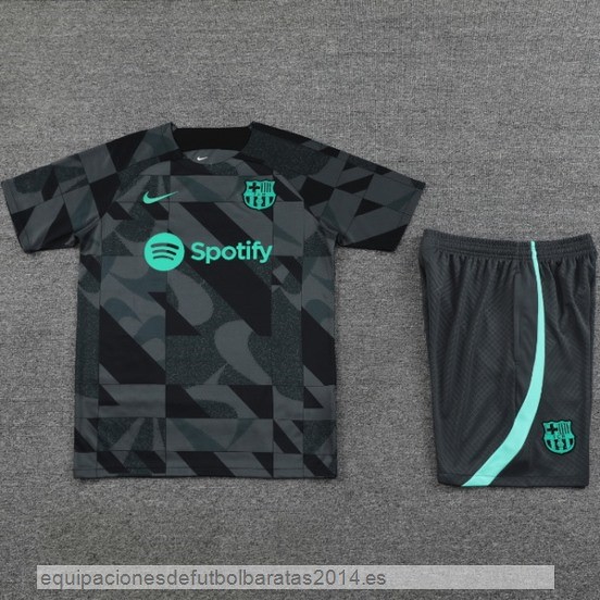 Nuevo Entrenamiento Conjunto Completo Barcelona 23/24 Verde II Marino Baratas